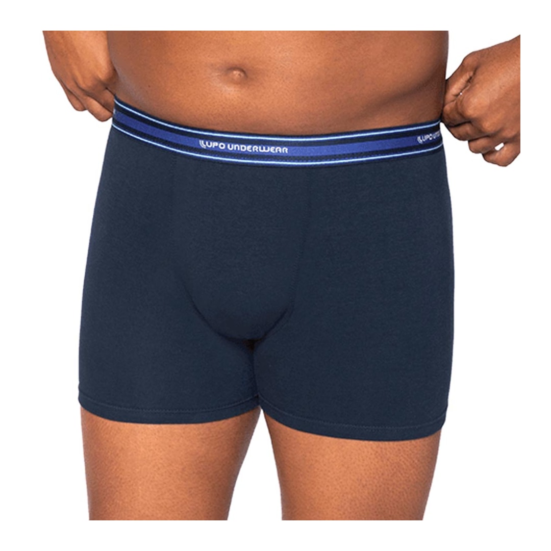 Cueca Lupo Boxer De Algodão 00653 Marinho 2800 Cueca Lupo Boxer De Algodão 00653 Marinho 2800