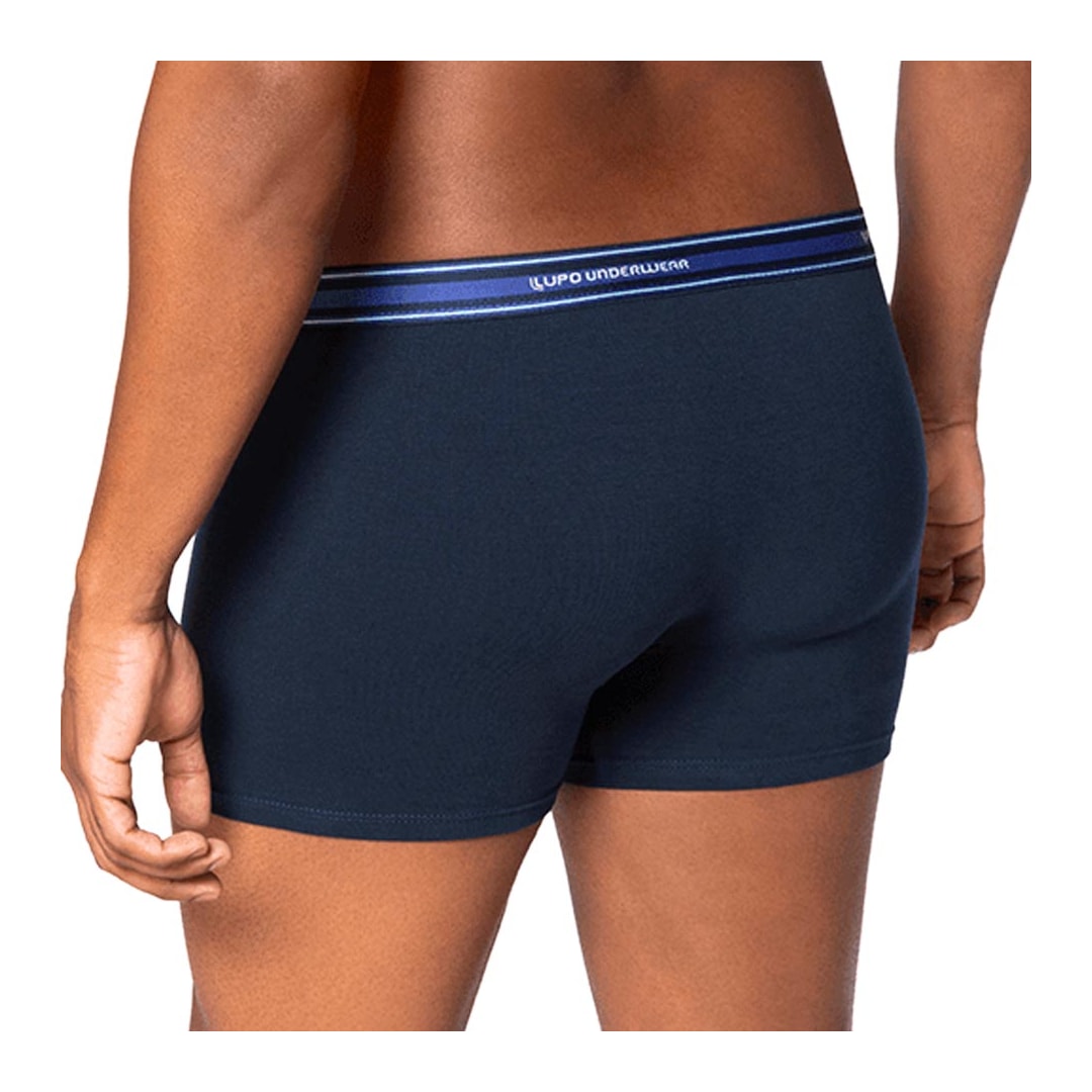 Cueca Lupo Boxer De Algodão 00653 Marinho 2800 Cueca Lupo Boxer De Algodão 00653 Marinho 2800