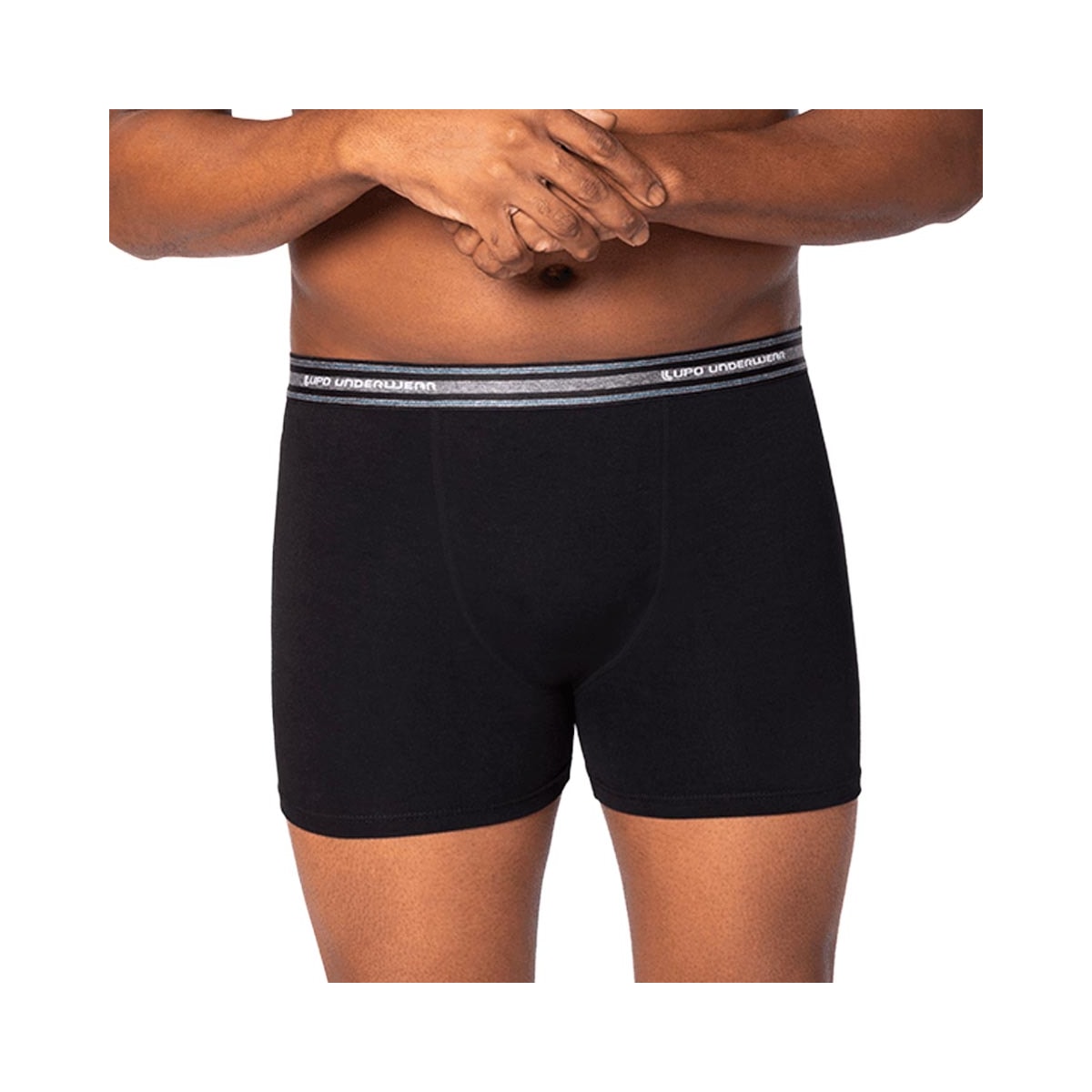 Cueca Lupo Boxer De Algodão 00653 Preta 9980 Cueca Lupo Boxer De Algodão 00653 Preta 9980