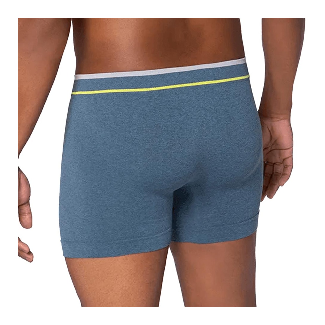 Cueca Lupo Boxer Plus Sem Costura Cós Largo 17800 Azul