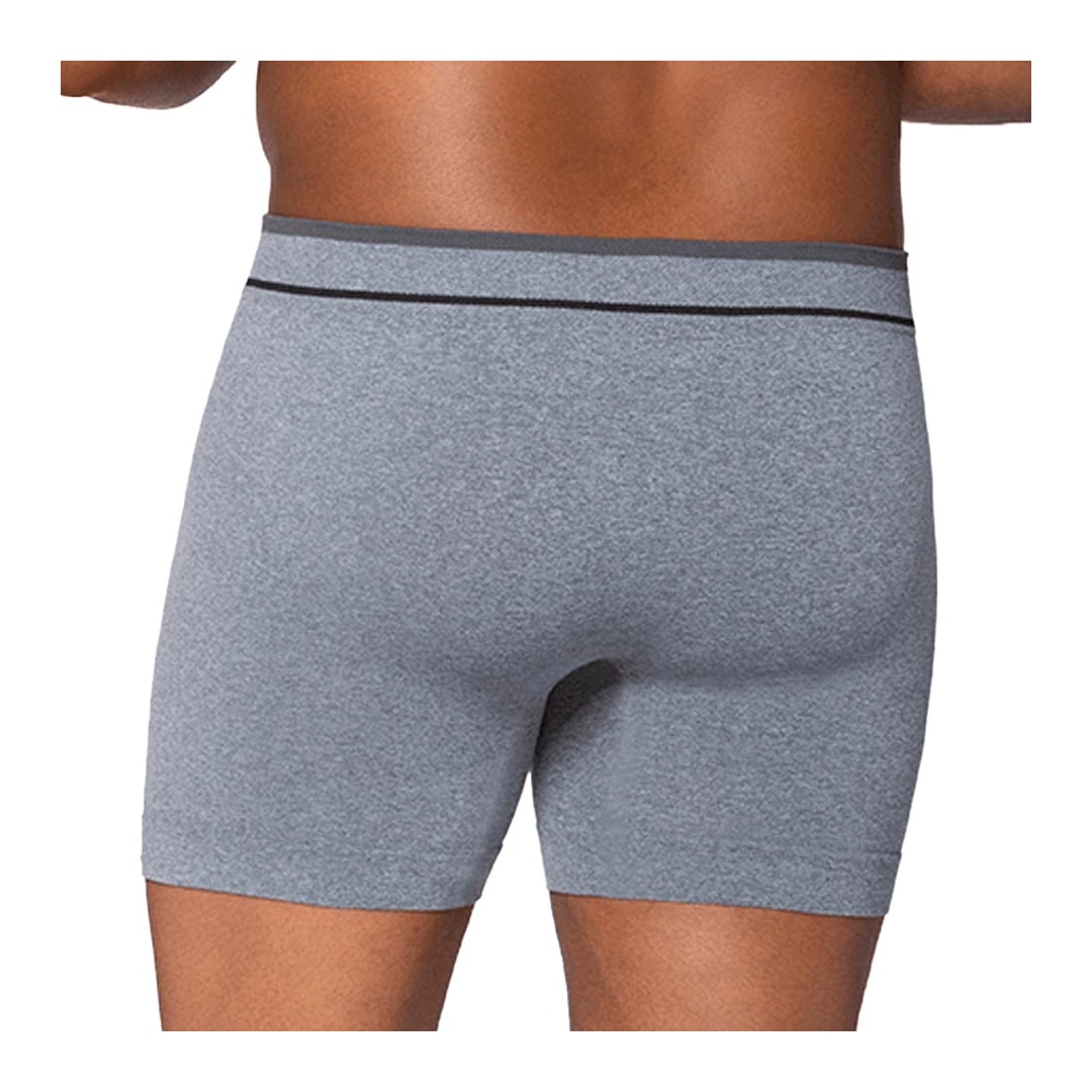 Cueca Lupo Boxer Plus Sem Costura Cós Largo 17800 Cinza Mescla Cueca Lupo Boxer Plus Sem Costura Cós Largo 17800 Cinza Mescla