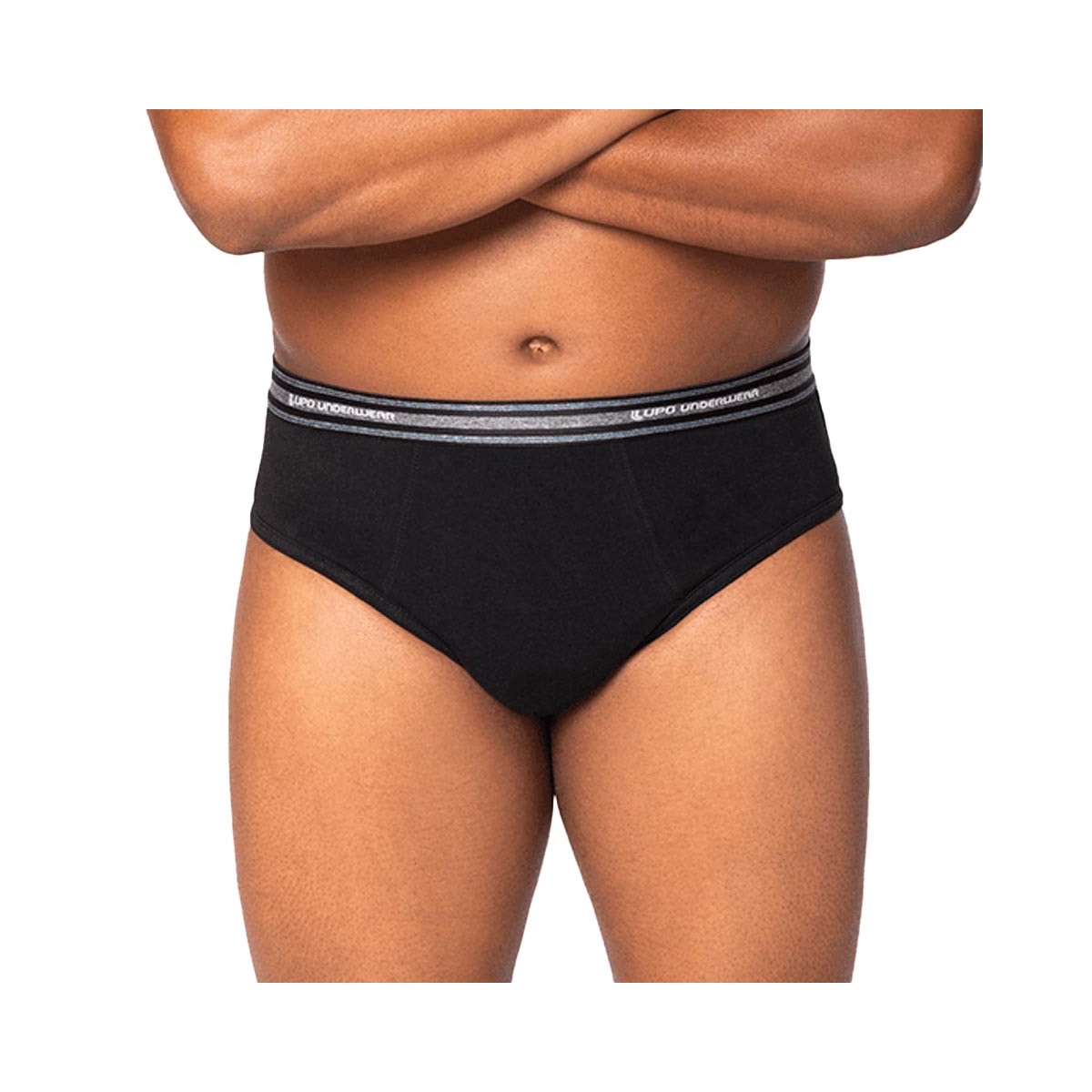 Cueca Lupo Slip Algodão 00554 Preto Cueca Lupo Slip Algodão 00554 Preto