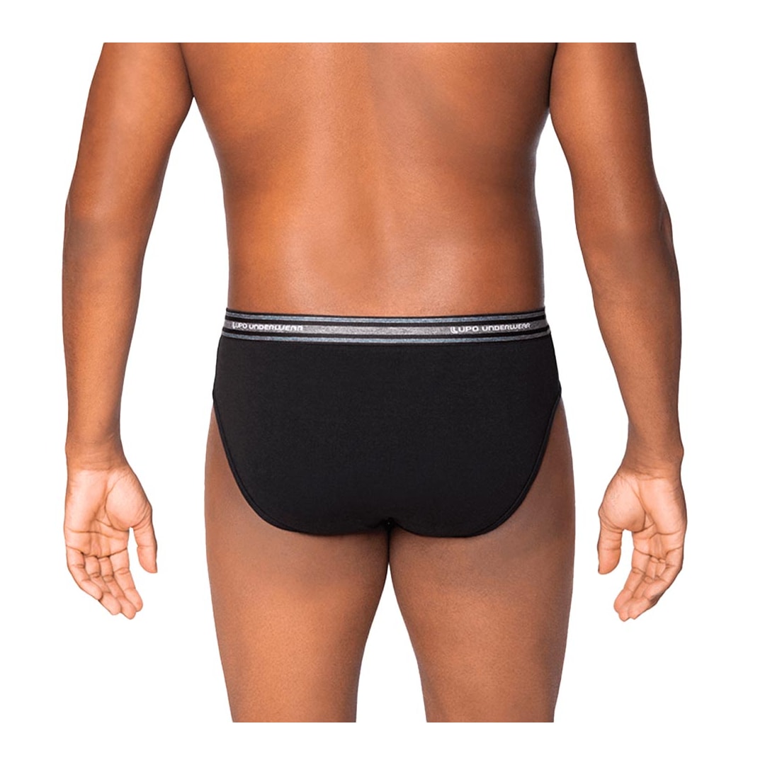 Cueca Lupo Slip Algodão 00554 Preto