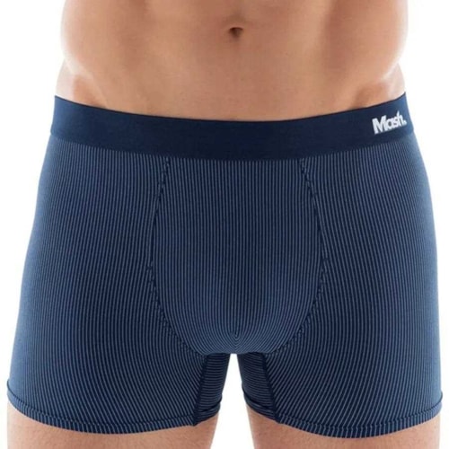 Cueca Mash Boxer 82% Poliamida 045.00-2 Azul Escuro