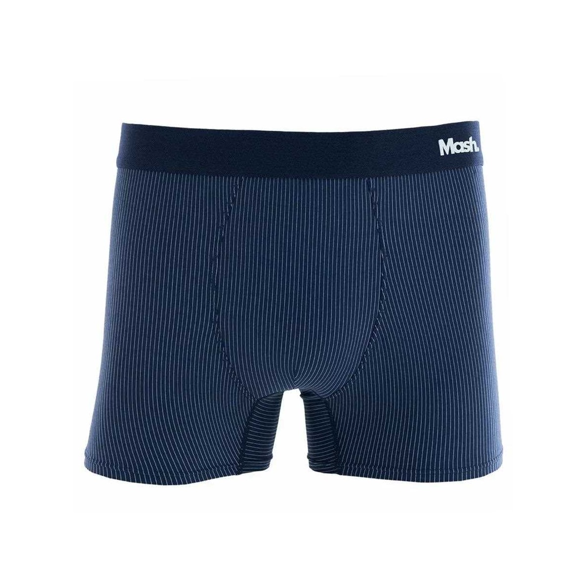 Cueca Mash Boxer 82% Poliamida 045.00-2 Azul Escuro