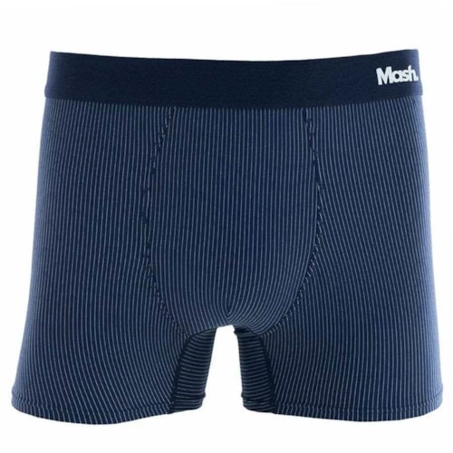 Detalhe - Cueca Mash Boxer 82% Poliamida 045.00-2 Azul Escuro