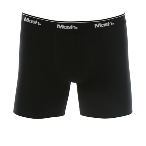 Cueca Mash Boxer 95% Algodão 070.40 Preto