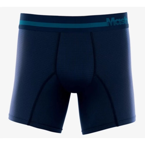 Cueca Mash Boxer 95% Poliamida 140.03 Azul Escuro