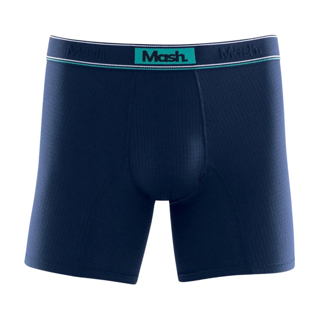 Cueca Mash Boxer 95% Poliamida 140.03 Azul Marinho