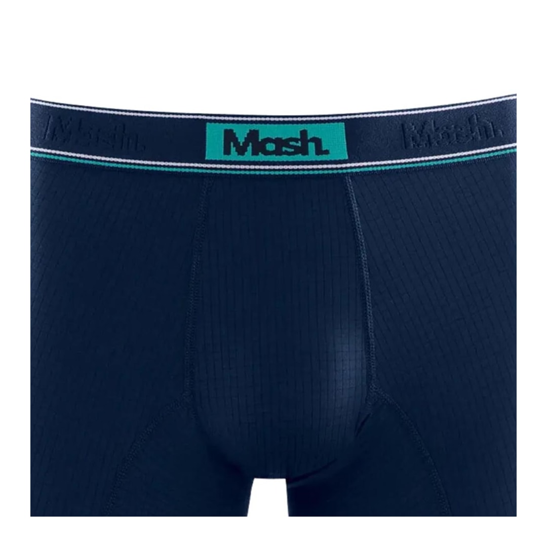 Cueca Mash Boxer 95% Poliamida 140.03 Azul Marinho