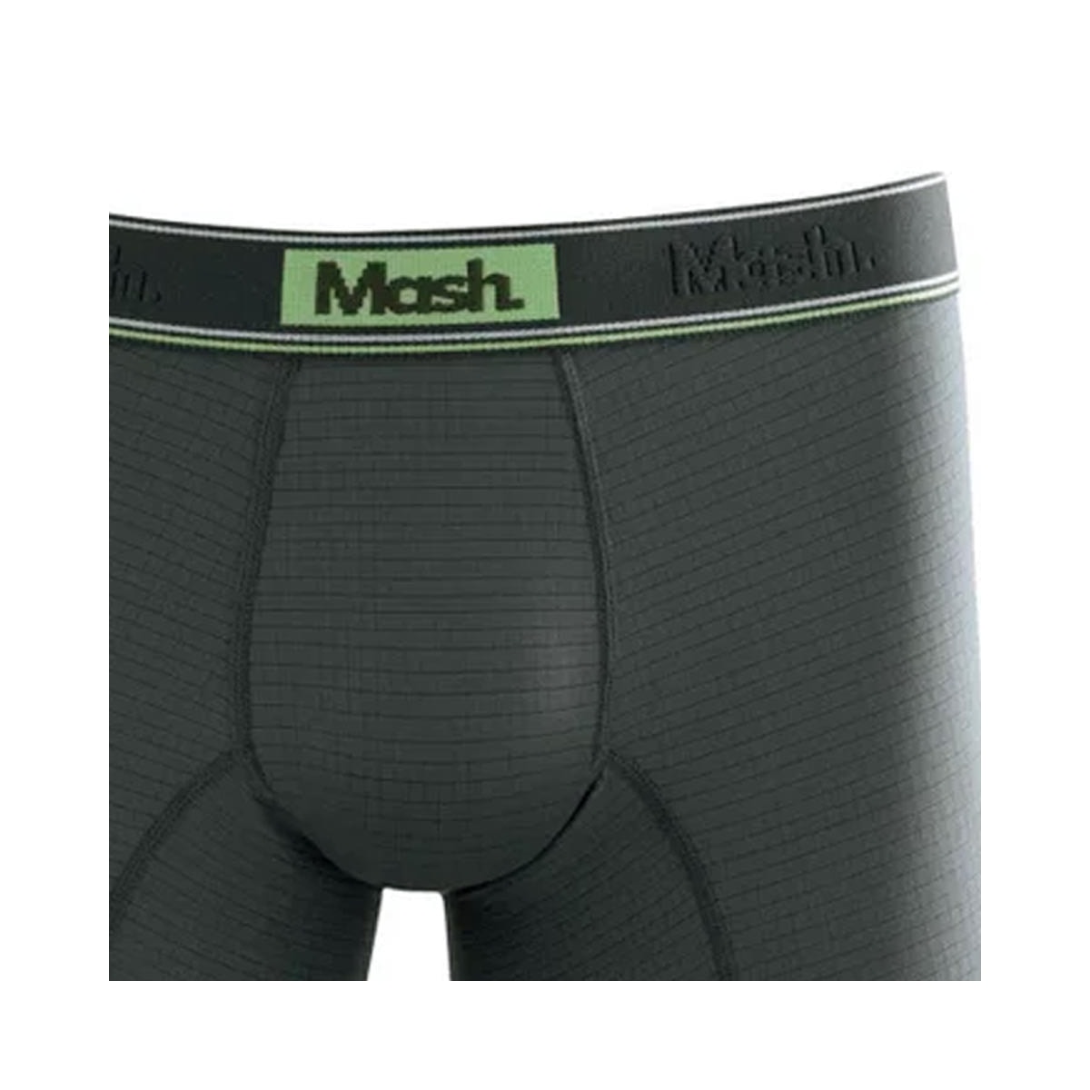 Cueca Mash Boxer 95% Poliamida 140.03 Cinza Chumbo