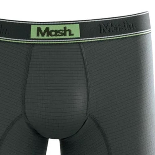 Detalhe - Cueca Mash Boxer 95% Poliamida 140.03 Cinza Chumbo