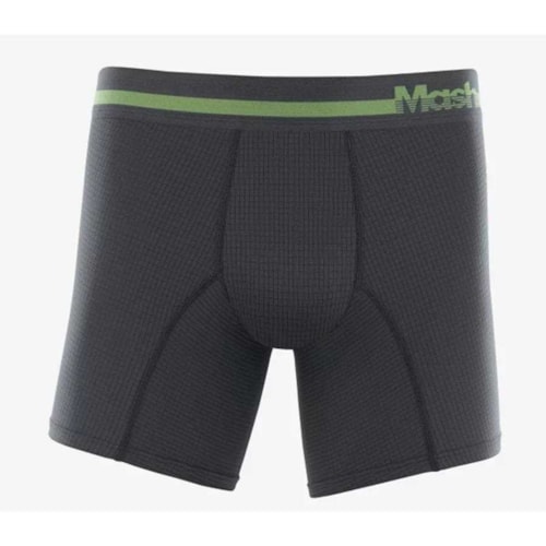 Cueca Mash Boxer 95% Poliamida 140.03 Cinza Medio