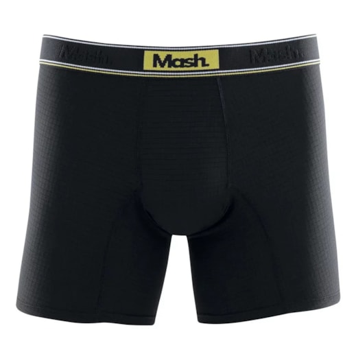 Cueca Mash Boxer 95% Poliamida 140.03 Preto