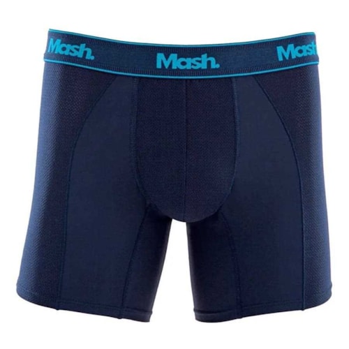 Cueca Mash Boxer Microfibra 140.09 Azul Escuro