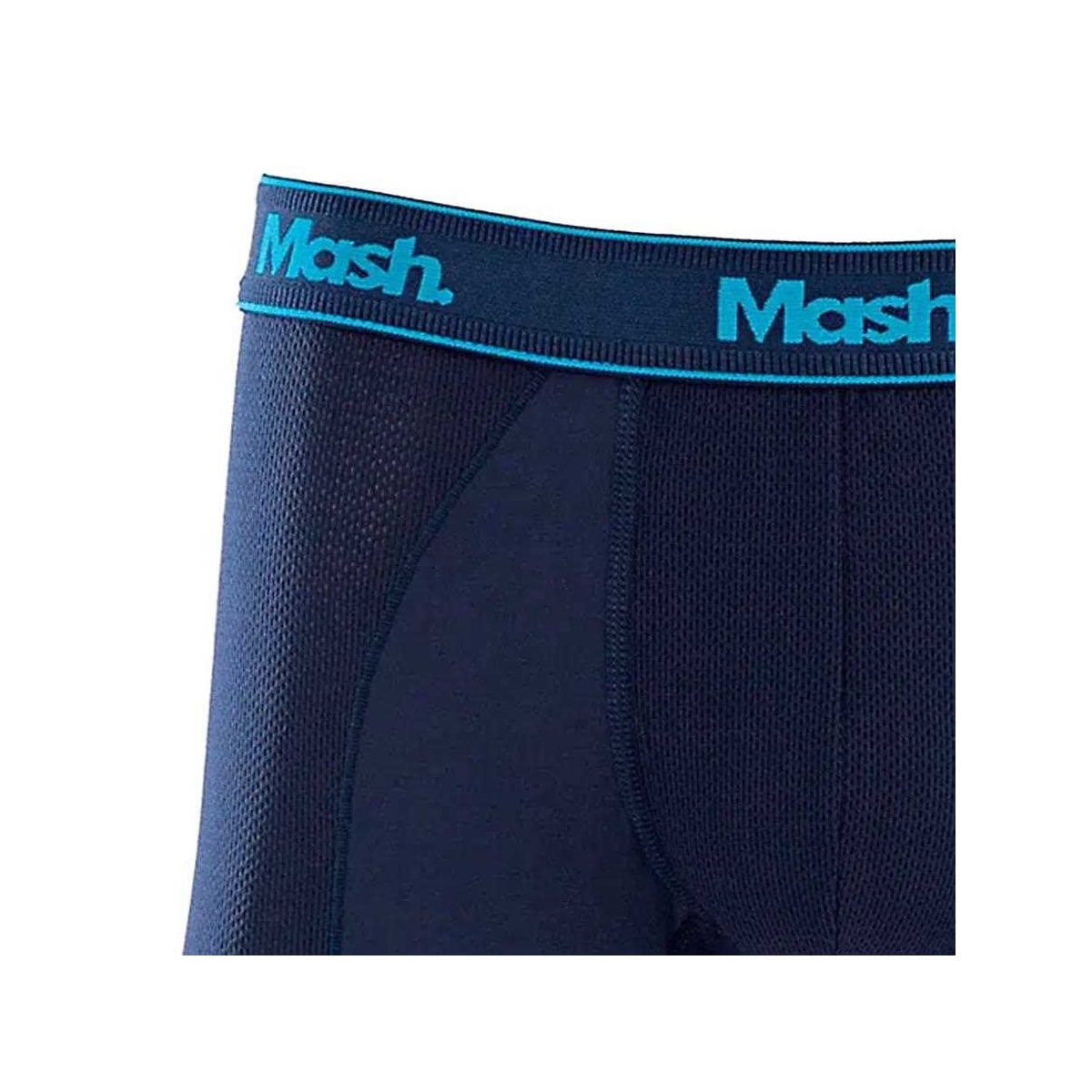 Cueca Mash Boxer Microfibra 140.09 Azul Escuro Cueca Mash Boxer Microfibra 140.09 Azul Escuro