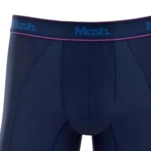 Detalhe - Cueca Mash Boxer Microfibra 140.09 Azul Escuro