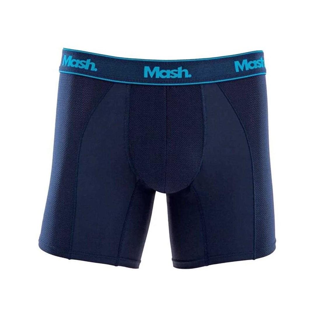Cueca Mash Boxer Microfibra 140.09 Azul Marinho