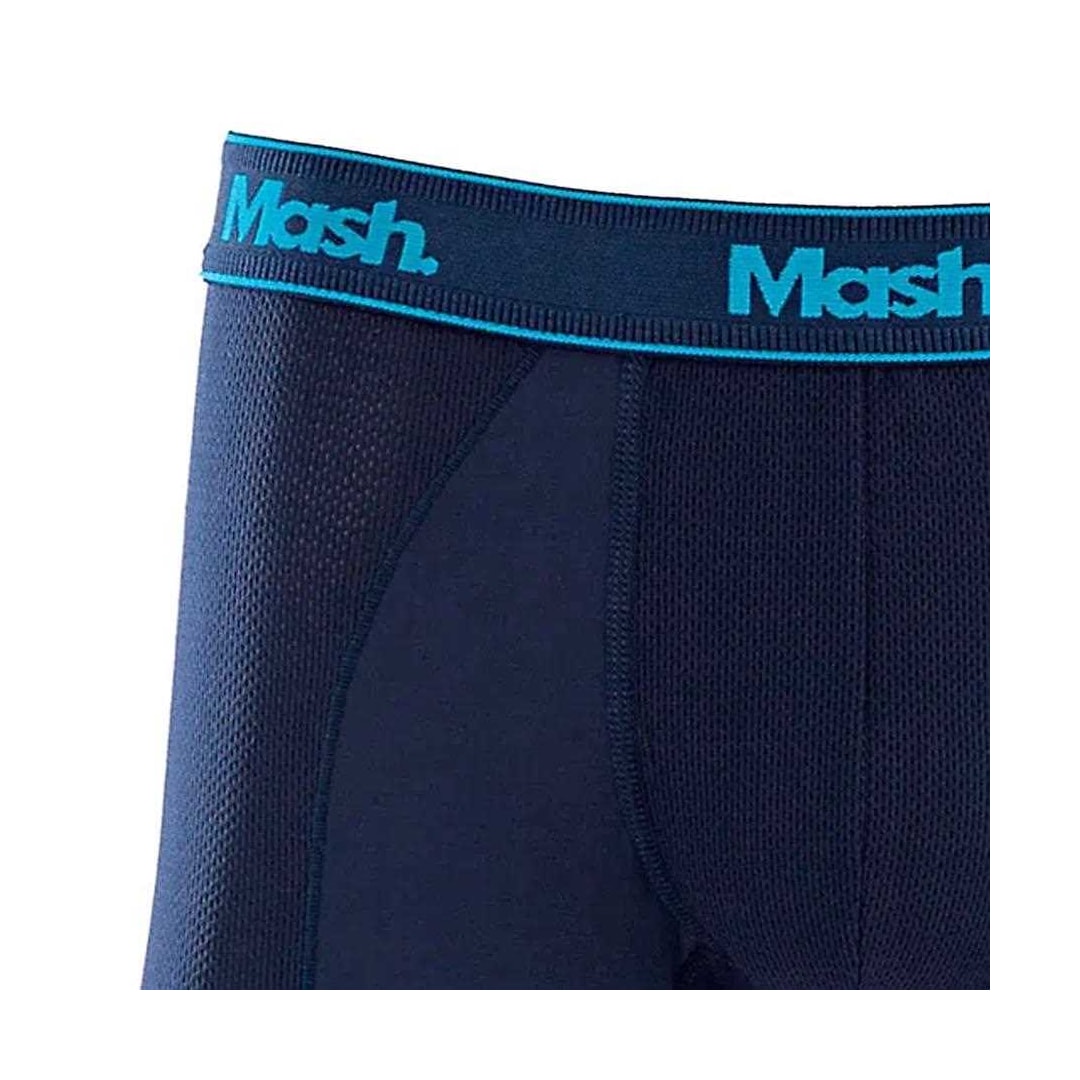 Cueca Mash Boxer Microfibra 140.09 Azul Marinho Cueca Mash Boxer Microfibra 140.09 Azul Marinho