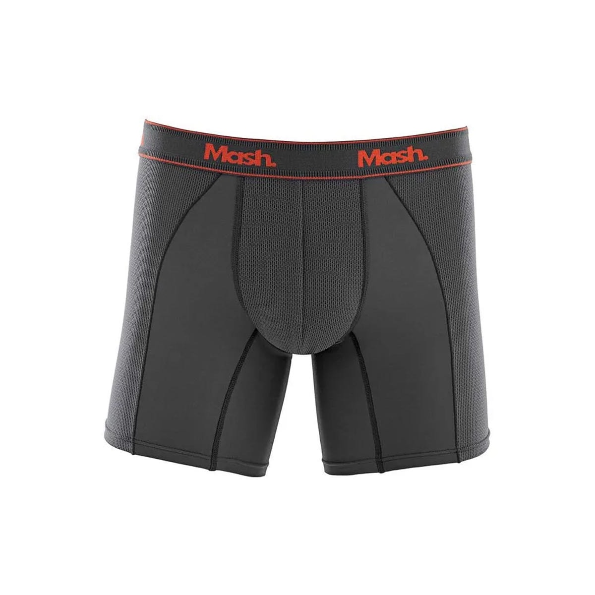 Cueca Mash Boxer Microfibra 140.09 Cinza Chumbo