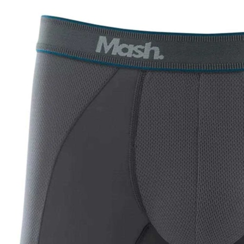 Cueca Mash Boxer Microfibra 140.09 Cinza Medio