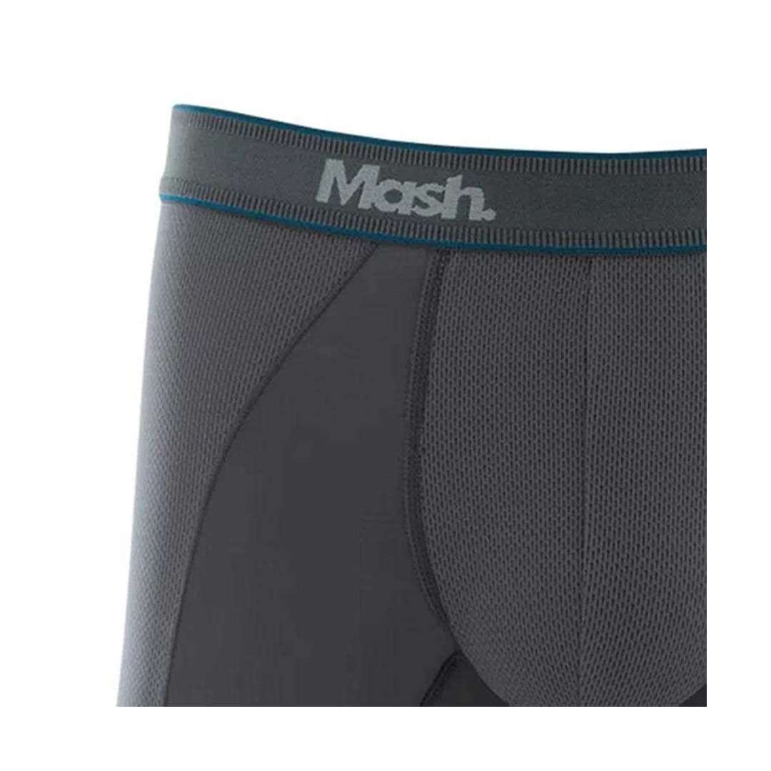 Cueca Mash Boxer Microfibra 140.09 Cinza Medio Cueca Mash Boxer Microfibra 140.09 Cinza Medio