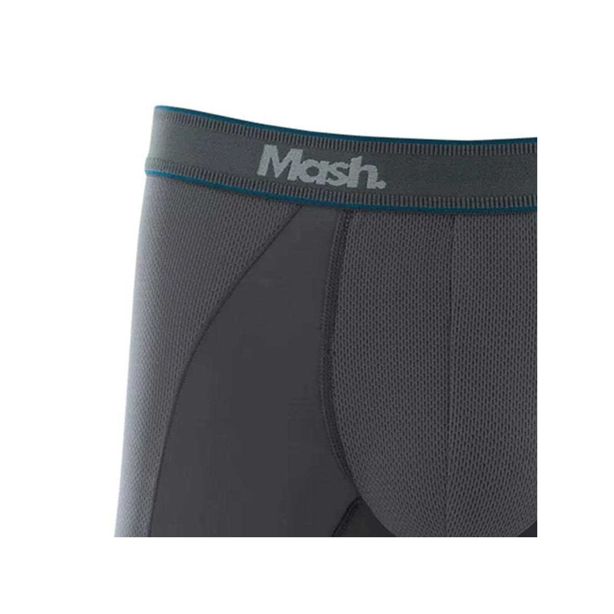 Cueca Mash Boxer Microfibra 140.09 Cinza Medio