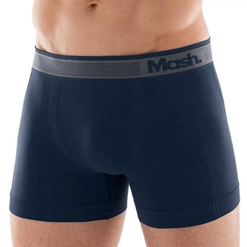 Cueca Mash Boxer Poliamida 710.01 Azul Marinho