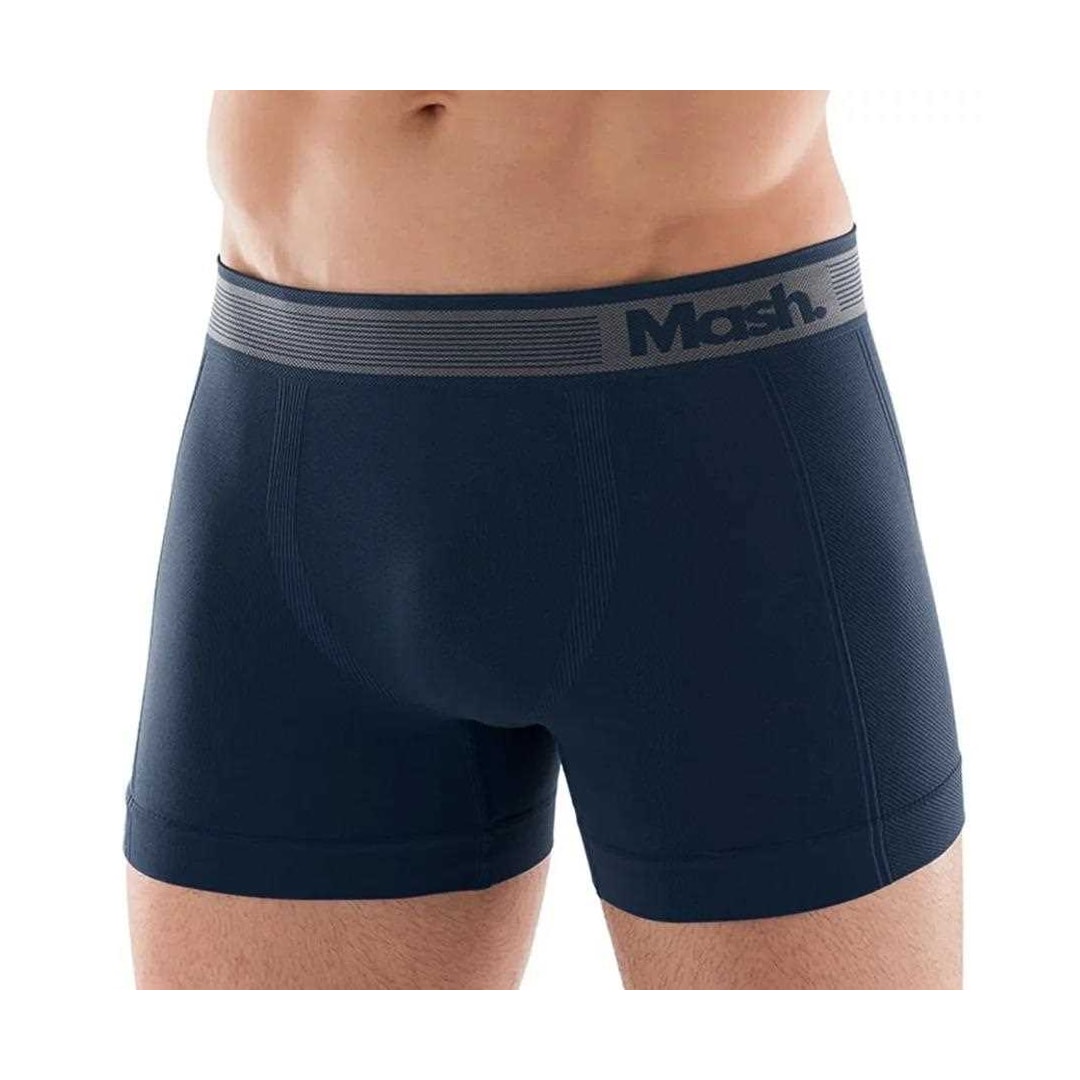Cueca Mash Boxer Poliamida 710.01 Azul Marinho