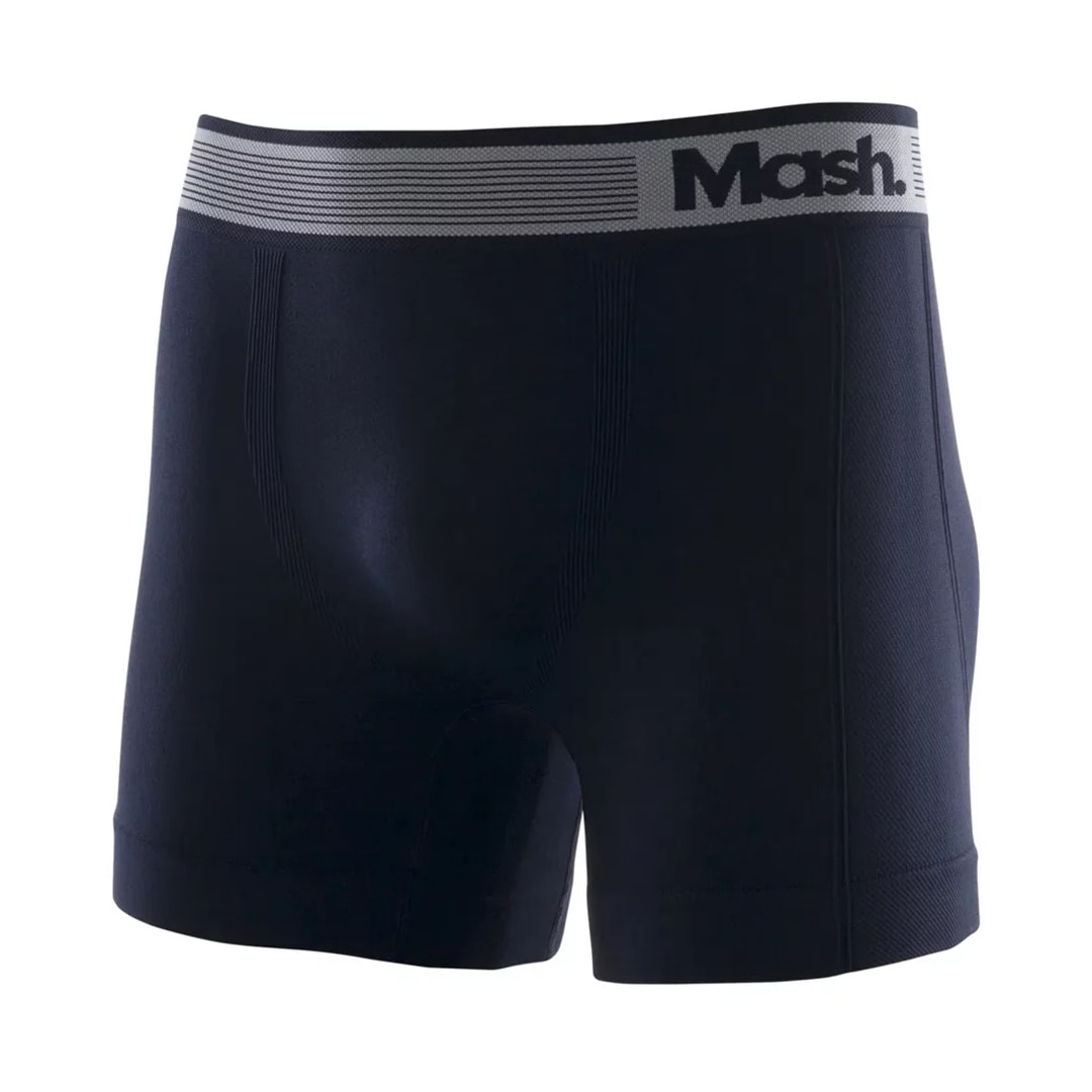 Cueca Mash Boxer Poliamida 710.01 Azul Marinho Cueca Mash Boxer Poliamida 710.01 Azul Marinho