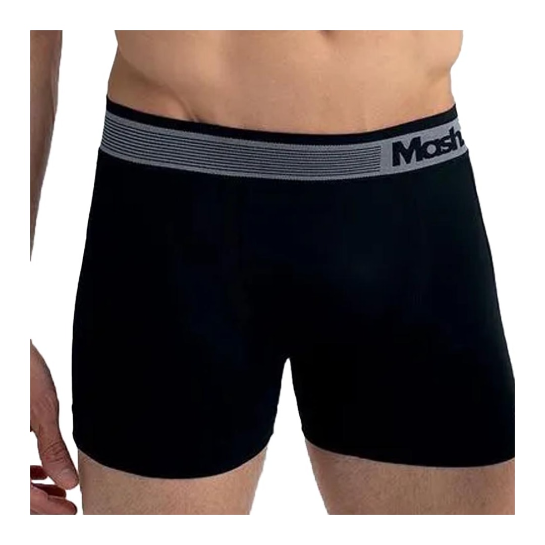 Cueca Mash Boxer Poliamida 710.01 Preto