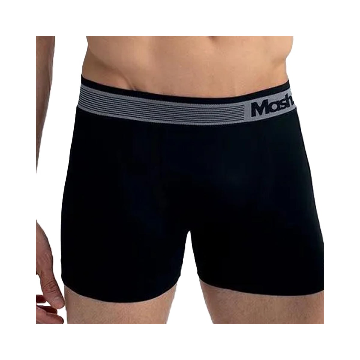 Cueca Mash Boxer Poliamida 710.01 Preto Cueca Mash Boxer Poliamida 710.01 Preto