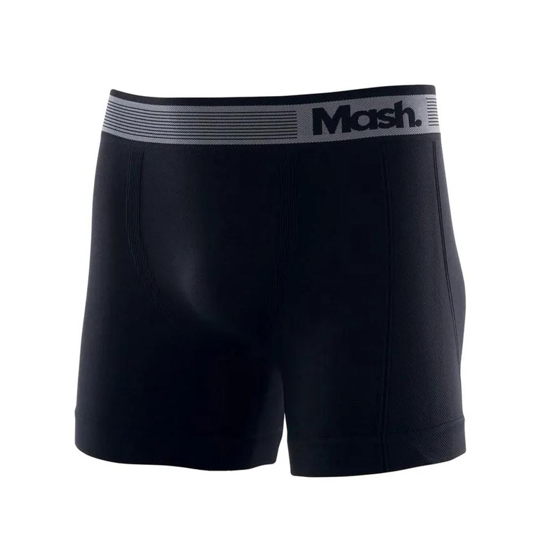 Cueca Mash Boxer Poliamida 710.01 Preto Cueca Mash Boxer Poliamida 710.01 Preto
