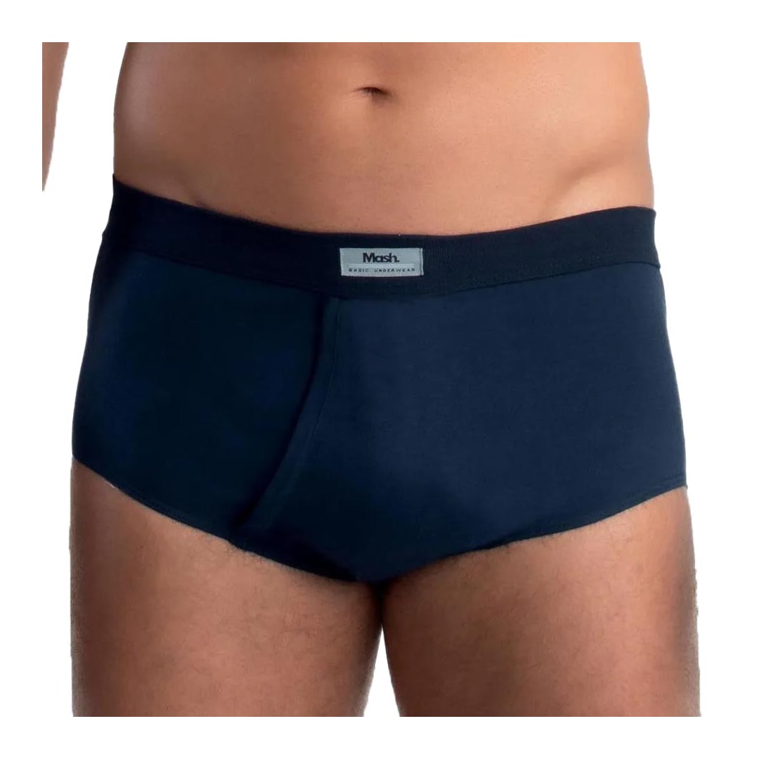 Cueca Mash Slip Algodao 072.51 Marinho Cueca Mash Slip Algodao 072.51 Marinho