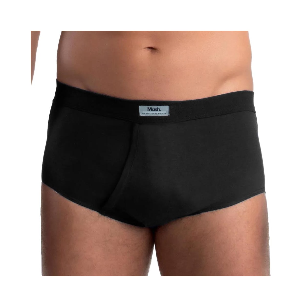 Cueca Mash Slip Algodao 072.51 Preto