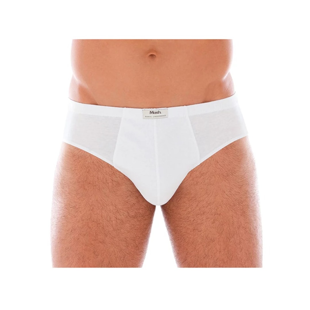 Cueca Mash Slip Algodao 074.58 Branco