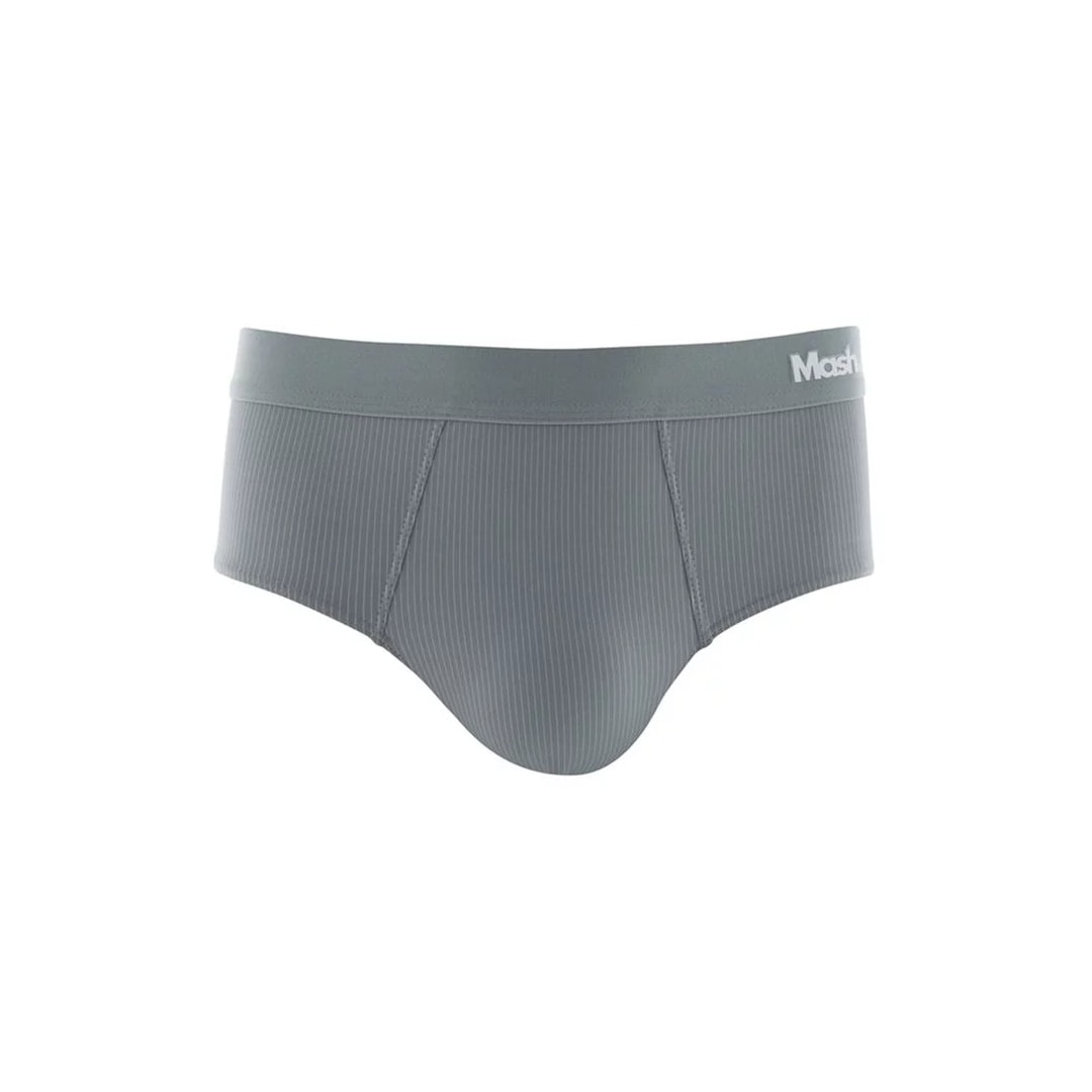 Cueca Mash Slip Poliamida 045.01 Cinza Cueca Mash Slip Poliamida 045.01 Cinza