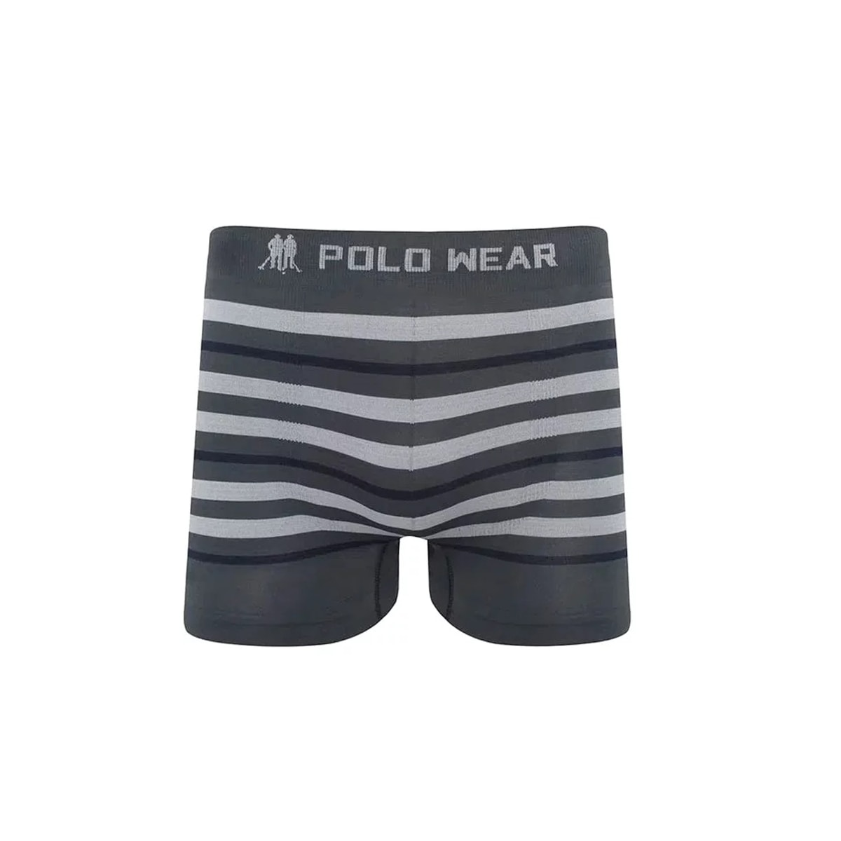 Cueca Polo Wear Boxer Microfibra Pwb21 Cinza/Marinho Cueca Polo Wear Boxer Microfibra Pwb21 Cinza/Marinho