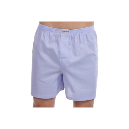 Detalhe - Cueca Presidente Samba Canção Boxer 100% Algodão 7891 - Cores Diversas