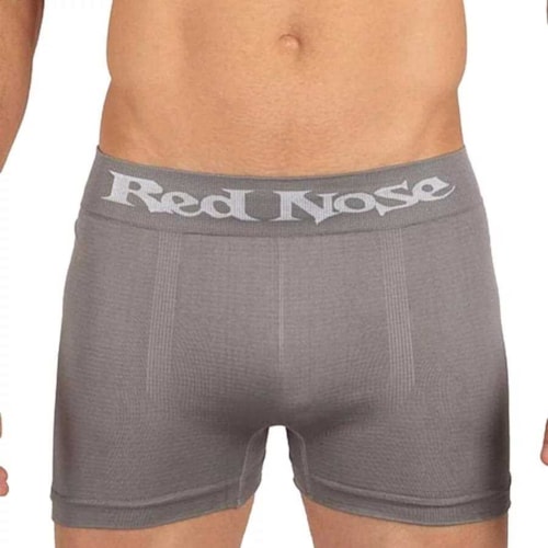Detalhe - Cueca Red Nose Boxer Microfibra 016rnb21014so Chumbo