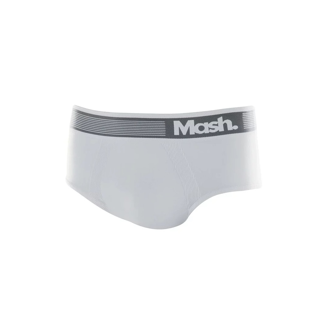 Cueca Slip Masculina Microfibra 713.02 - Mash Branco