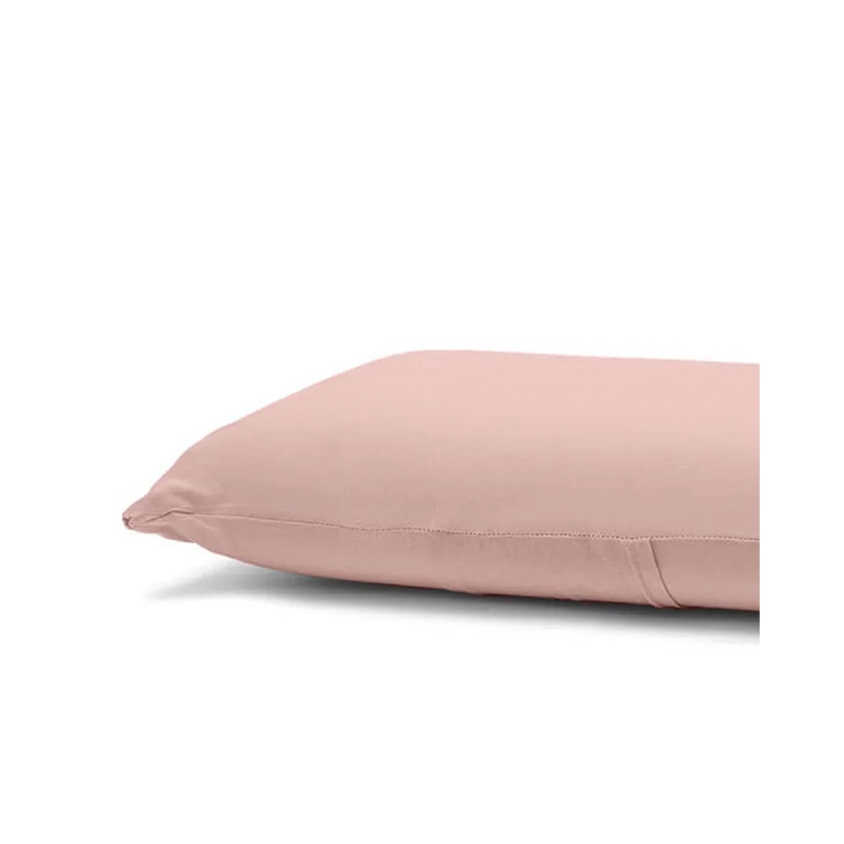 Fronha Bouton Avulsa Basic Malha Rosa Pastel