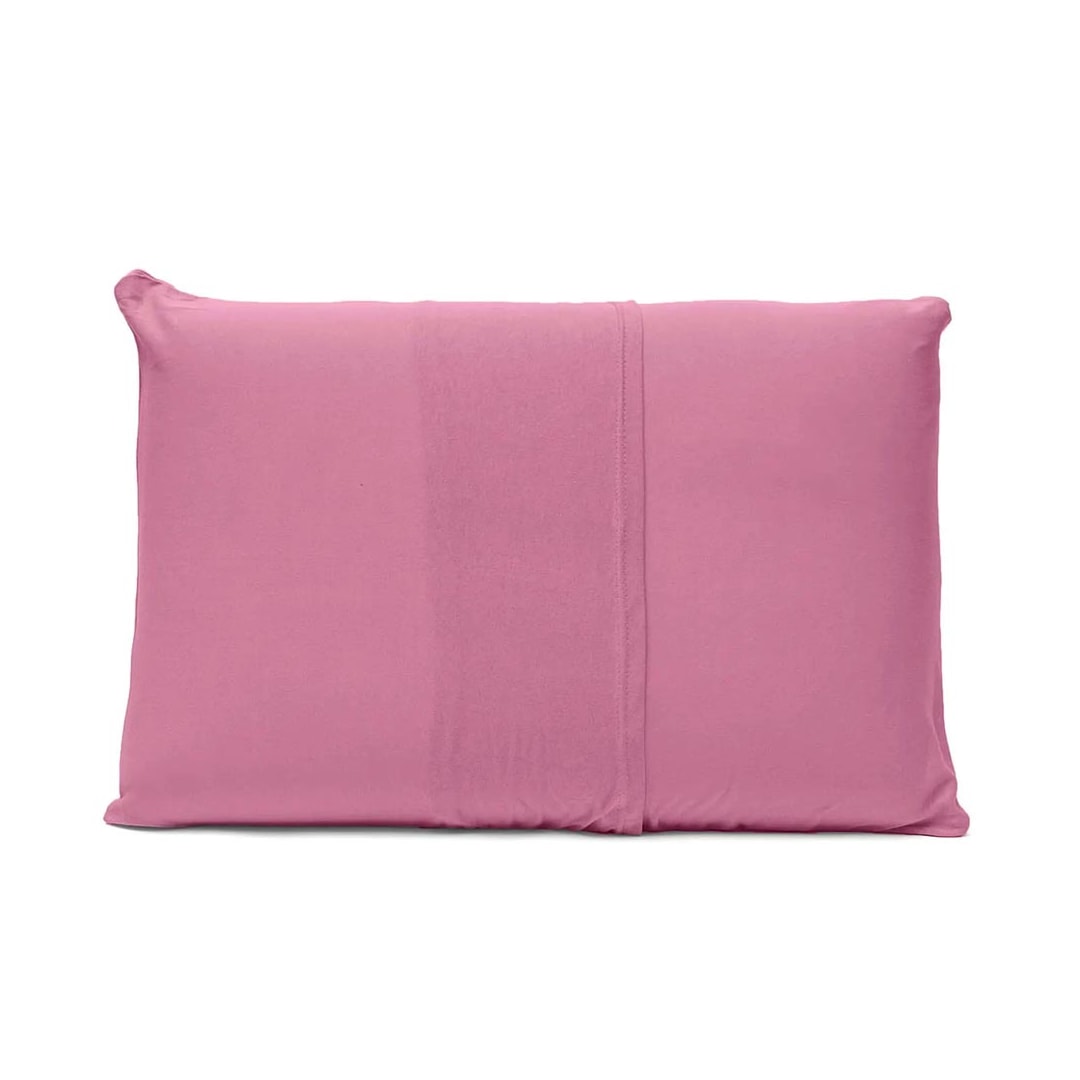Fronha Bouton Avulsa Basic Malha Rose Blush