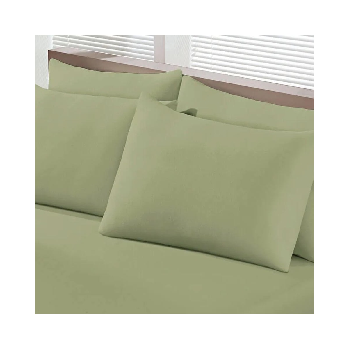 Fronha Bouton Avulsa Basic Malha Verde Musgo Fronha Bouton Avulsa Basic Malha Verde Musgo