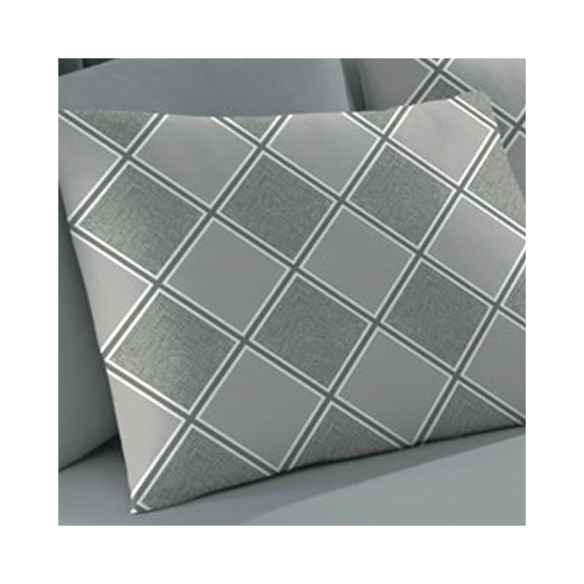 Fronha Bouton Basic Estampada Clinton Cinza Fronha Bouton Basic Estampada Clinton Cinza