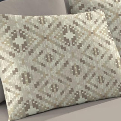 Detalhe - Fronha Bouton Basic Estampada Dados Bege