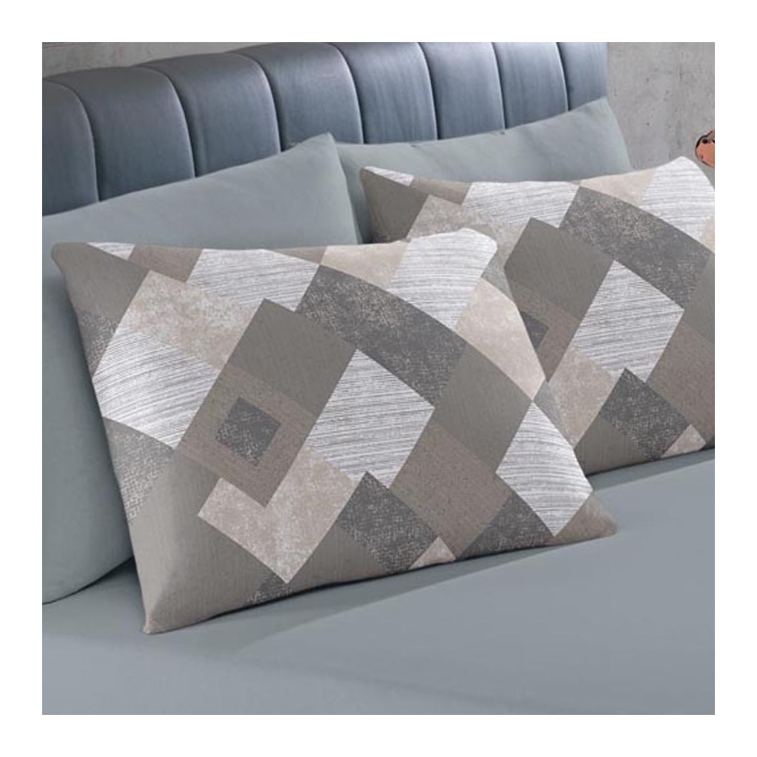 Fronha Bouton Basic Estampada Germano Cinza Fronha Bouton Basic Estampada Germano Cinza