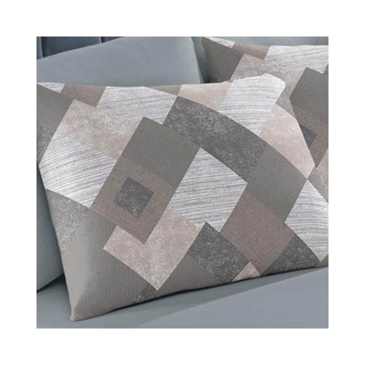 Fronha Bouton Basic Estampada Germano Cinza