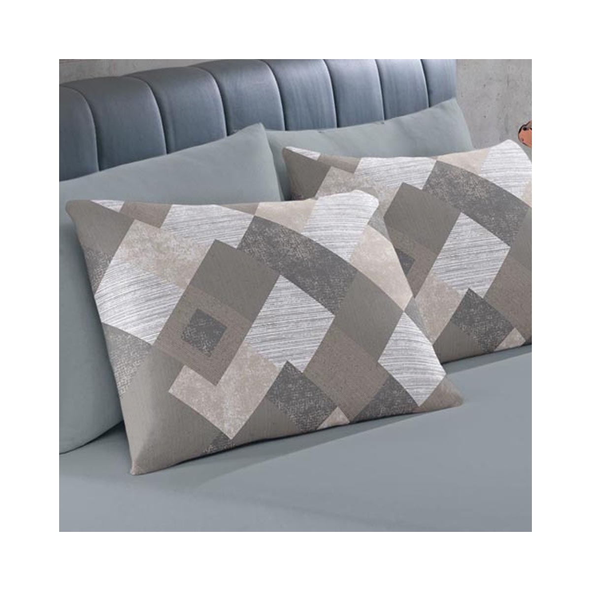 Fronha Bouton Basic Estampada Germano Cinza Fronha Bouton Basic Estampada Germano Cinza