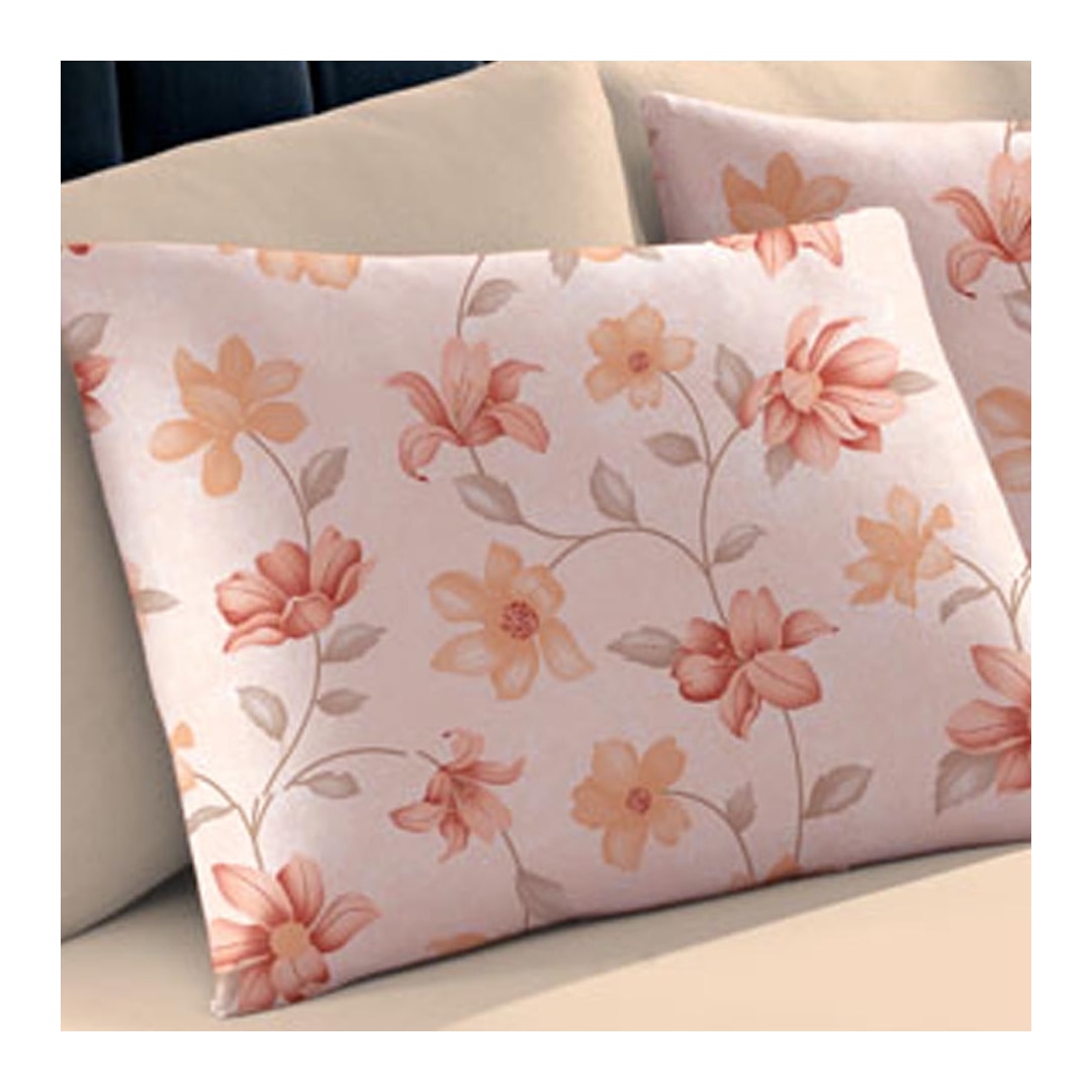 Fronha Bouton Basic Estampada Jania Coral